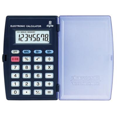 China Best Price Popular Cheap Price 8 Digits Button Cell Handheld Battery Power Mini Pocket Size Calculator for sale