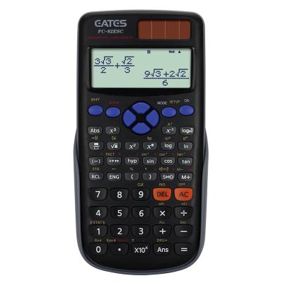 China Hot Selling Scientific Calculator 10+2 Digits 2 Line Dual Power Calculator Scientific Calculator With 252 Functions for sale