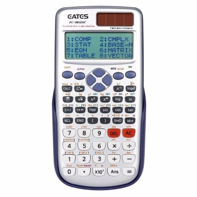 China Convenient Scientific Calculator FX-991ES Plus 417 12-Digital Functions School Student Use Calculator for sale