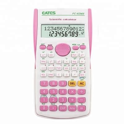 China Wholesale Customized EATES Good Quality Scientific 82MS Logo Scientific Calculator for sale