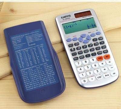 China Top Quality Scientific Popular School 417 Function Display Solar Battery Calculator 2 Line Scientific Calculator FC-991ESC for sale