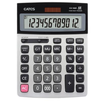 China Wholesale Solar Power 112 Steps Check Correct Calculator Large Size Check Correct Calculator With Big Size LCD Display for sale