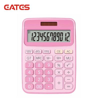 China Promotional Correct Calculator 12 Digits Correct Calculator Check Function Colorful Scientific Calculator High Quality for sale