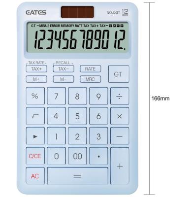 China Newest Design Electronic Tax Calculator Colorful Tax Calculator 12 Digits for sale