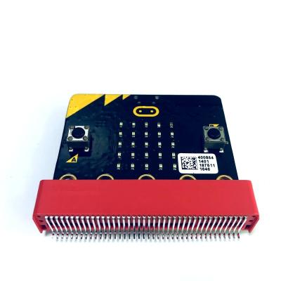 China BBC Micro: Breakout Board Connectors BBC Micro Bit Socket: Edge Slot 1.27mm Pitch 40 Position PCB Board Edge SMT Right Angle Type Bit Punch Card for Programming raspberry pi for sale