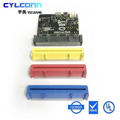 China Micro: Bit BBC & Breakout Board BBC Micro: Bit Connector 1.27mm Pitch 40 Position PCB Edge Right Angle SMT Type for sale