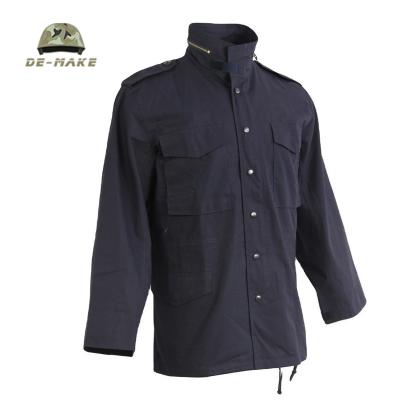 China Factory Supply BDU Anti-Static Type Black Single Field Camouflage Military Uniform Jacket M65 for sale