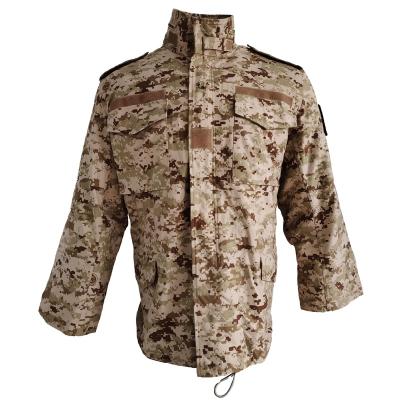 China M65 Staple Cotton Double Camouflwinter Uniform Jacket M65 Factory Military Camouflage Jacket Anti-static Wholesale Military Dismountable Uniform Jacket M65 for sale