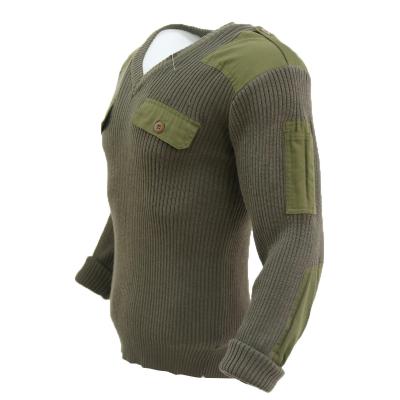 China Anti-static Unisex Olive Green Knitting Sweater Sweater Frog Costume Sweater for sale