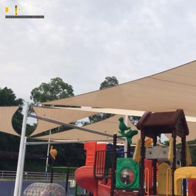 China Outdoor Playground Patio Sun Shade Roof Skylight Outdoor Sun Sail Parts for sale