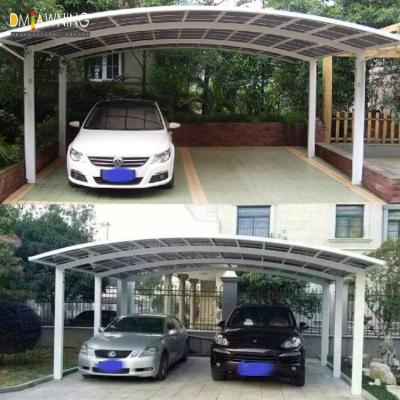 China New Modern Design CE Outdoor Garden Use Aluminum Car Parking Garage Sun Shed Shed for sale