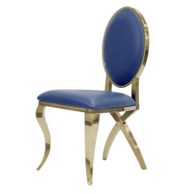 China Modern Wholesales Cheap Gold White Wedding Chairs For Reception LS0113 for sale