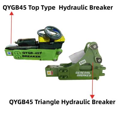 China QYGB45 Top Type / Triangle Hydraulic Breaker 45 Chisel For Construction Works for sale