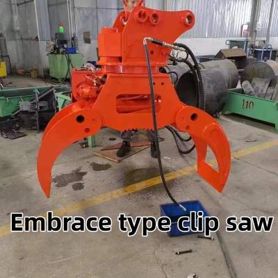 China Hydraulic Excavator Grabber Tree Pruning Machine Hold Clip For Tree Cutting for sale