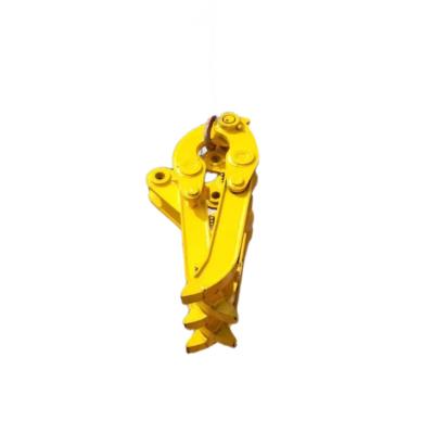 China Mechanical Excavator Rock Grapple Rotating Need To Remove The Support Arm for sale