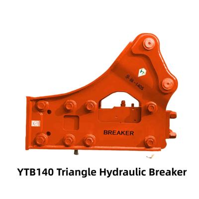 China Side Type / Triangle Hydraulic Breaker YTB140S 140 Chisel for 19-26 Tons Excavator for sale