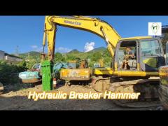 qygb45 top type / triangle hydraulic breaker 45 chisel for construction works