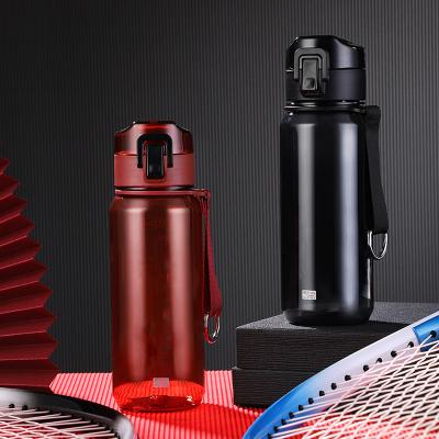 China 1394T 530ml 18oz Wholesale Flip Top Lid Portable Leakproof Fruit Infuser Viable Custom Viable Free Space Sports Bottle BPA Eastman Tritan for sale