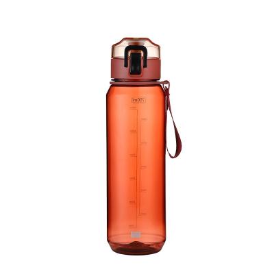 China 700ml Viable Large Capacity With Flip Top Lid BPA Tritan Free Plastic Fitness Drinking Water Bottle for sale