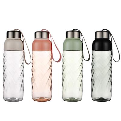 China 600ml 20oz BPA Tritan Free Viable Unbreakable Drinking Bottle For Hot And Cold With Lid And Tea Stainless Steel 1805VT Strainer for sale