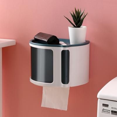 China Modern Multi-Function Plastic Tissue Manual Self-adhesive Rolling Rolling Paper Rolling Paper Towel Holder Plastic Tissue Manual Wall Mounted for sale