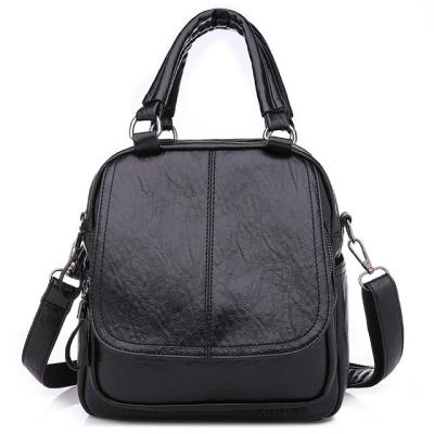 China Famous Designer Multifunction Backpacks Girls Shoulder Bag Women Arched Strap Backpack Leather for sale