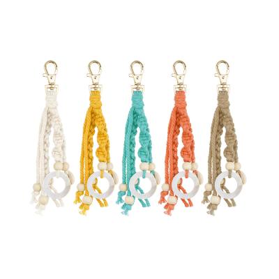 China Vintage Cotton Tassel Daily Handmade Women Key Chain Rope for sale