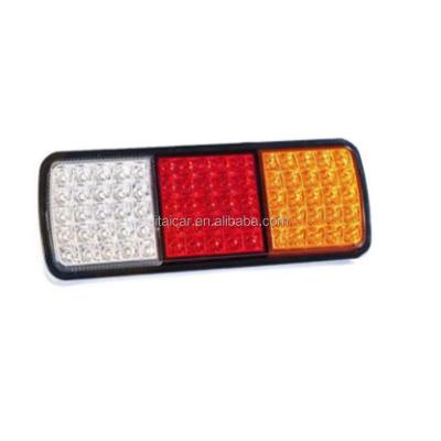 China White-Amber-Red Running Light 20LEDThree-color Truck Trailer Light ATV Tail Light LED Trailer Truck Turn Signal Light for sale