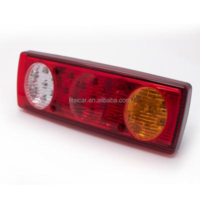 China Waterproof Stop Turn Signal License Plate Light Led Truck Trailer Tail Lights 20LEDThree-color Truck Lights for sale