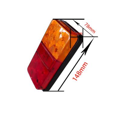 China Hot Selling 10 Led Truck LED Tail Light Truck LED Red and Yellow Truck Lights Truck Tail Lights for sale