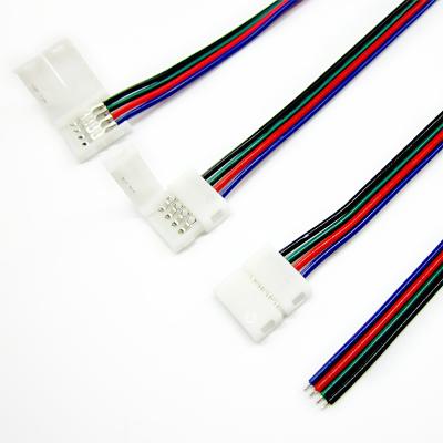 China High Quality RF Connector 2021 2 3 4 6 5 Pin Flexible Rgb Rgbw Cable For LED Strip Lights for sale