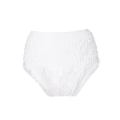 China Girls Organic Protective Menstrual Panties Plain Weave Cotton Disposable Menstrual Pants for sale