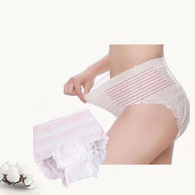 China Disposable Period Care Menstrual Pants Easy Women Girls Underwear Plain Weave Menstrual Pants for sale