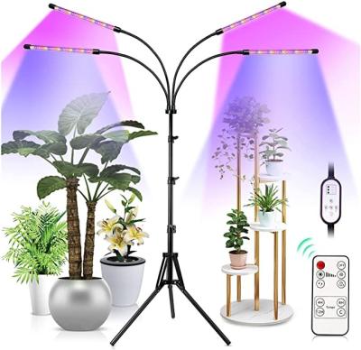 China Seed Starting YLShine Commercial Hydroponics Full Spectrum Plant Light Tripod Frame 15-55 Inch 80 LED Adjustable Plant Light for sale