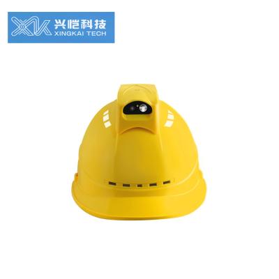 China Smart Shockproof Helmet 4G Smart Camera For Construction Site Worker Live Streaming Intercom XK-I200 for sale