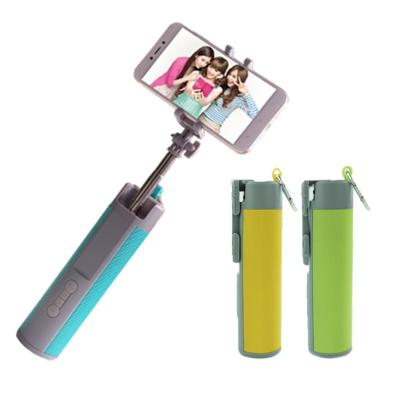 China Hot Selling AirPlay Mulitifunction Blue Tooth Speaker Wireless Speaker With Flashlight Selfie Stick Power Bank Flashlight for sale