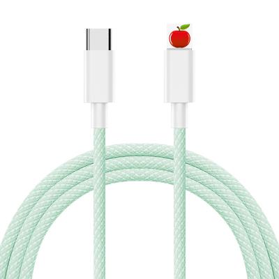 China Palladium 20W 3A factory wholesale price color/cheap custom length fast charging/fast connector nylon braid data cable for sale