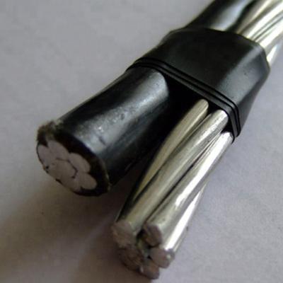 China Overhead Duplex Service Drop Wire Triple Quadruplex Aluminum Conductor ABC Cable for sale