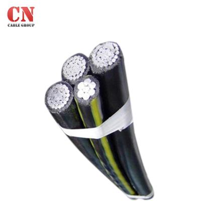 China Aerial Aluminum Conductor Cable 4 Core 95 sqmm ABC Electrical Cable Aerial Wire for sale