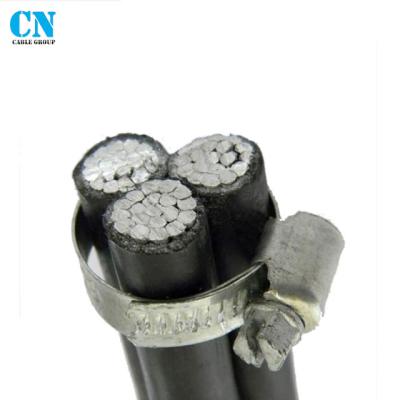 China Service Drop 33kv Duplex Aerial Bundle Cable 3 Phase Wire ABC Cable Price List for sale