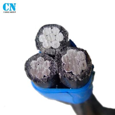 China China Good Price Aerial 2x16mm2 2x25mm2 2x35mm2 2x50mm2 XLPE Insulated Aerial ABC Bundle Aerial Cable for sale