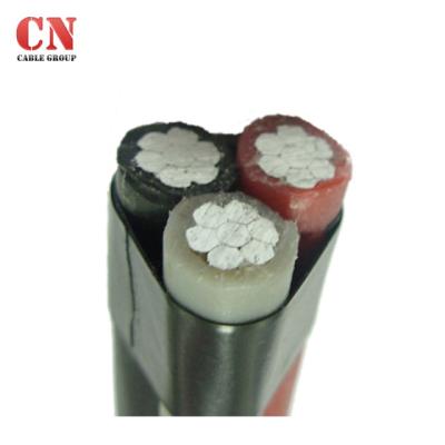 China Overhead 35mm/95mm Aluminum abc cable aerial bundled cable price list Malaysia for sale