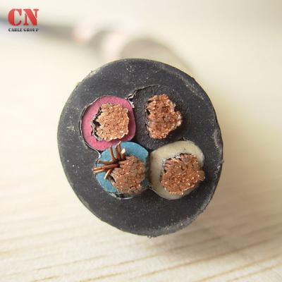 China Oil Resistance VDE 3g 1.5mm Oil Proof Insulation And Sheath Flexible Rubber Cable H07RN-F for sale