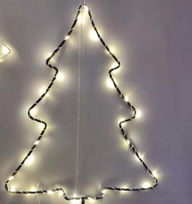 China Pattern Light 2D LED Pattern Christmas Decoration Light Christmas Tree Bell Lollipop for Indoor Outdoor Use with Copper Wire for sale