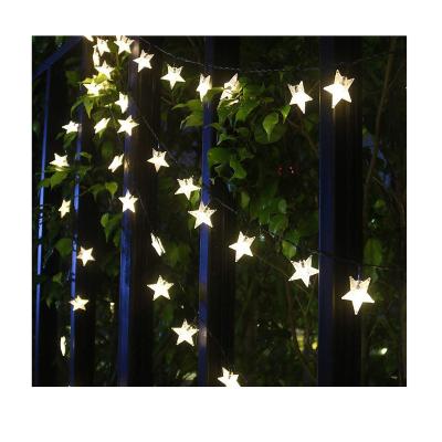 China String Light 23FT Solar Powered 50LED Star Led Lights Solar Power Outdoor Waterproof Twinkle Fairy String Lights 8 Modes for sale