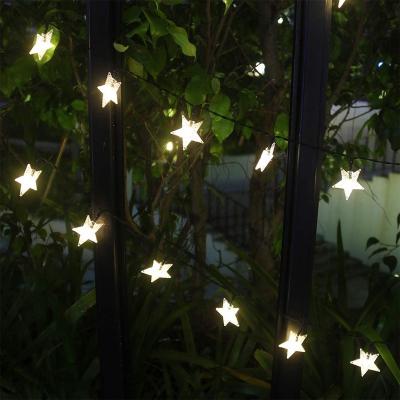 China String Light 50LED Sparkle Solar Electric Powered Star Led Lights Solar Power Outdoor Waterproof Twinkle Fairy String Lights 8 Modes for sale