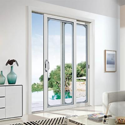 China China modern factory make high quality aluminum frame sliding doors villa double layer panoramic glass door for sale