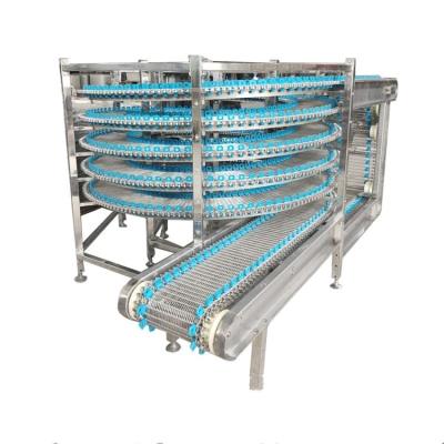 China Heat Resistant Bread Roti Food Conveyor System Pizza Food Grade Conveyor PVC Food Cooling Cooling Toast for sale