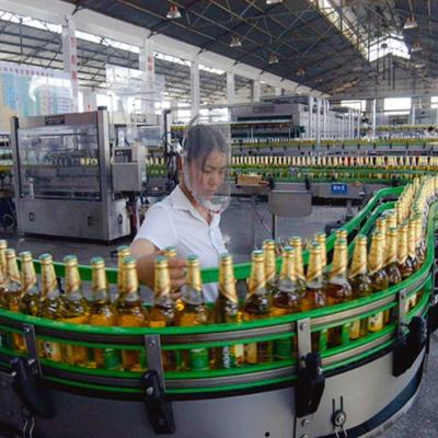 China Beer And Water Bottle Conveyor Heat Resistant Plastic Conveyor For Factory System Conveyor Production Beverage Conveyor Sell Customizable Size Directly for sale