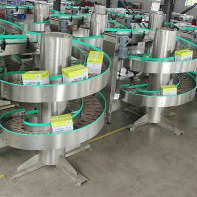 China Heat Resistant Vertical Screw Conveyor Heavy Duty Plastic Chain Conveyor System for sale